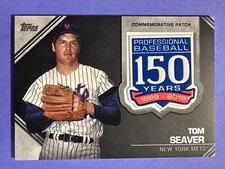 2019 Topps Update 150th Anniversary Manufactured Tom Seaver #AMP-TSE Patch HOF