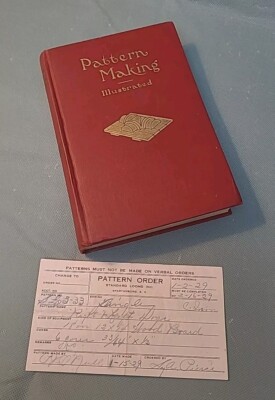 1910 Pattern Making Illustrated, Core-Making and Molding By G. H. Willard HC, VG