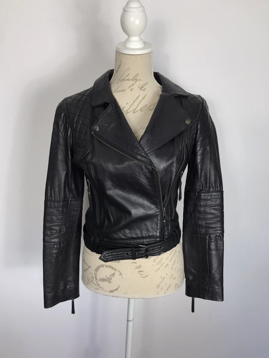 Warehouse Leather Outer Shell Coats, Jackets & Vests for Women for
