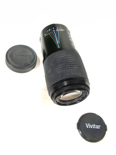 Great-Looking Minolta AF MOUNT MC VIVITAR 70-210MM F/4.5 ZOOM LENS w/ Caps