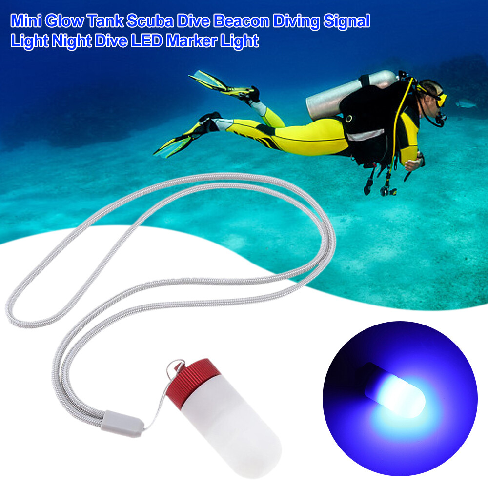 Underwater Flashing Scuba Dive LED Beacon Beam Safety Diving Signal