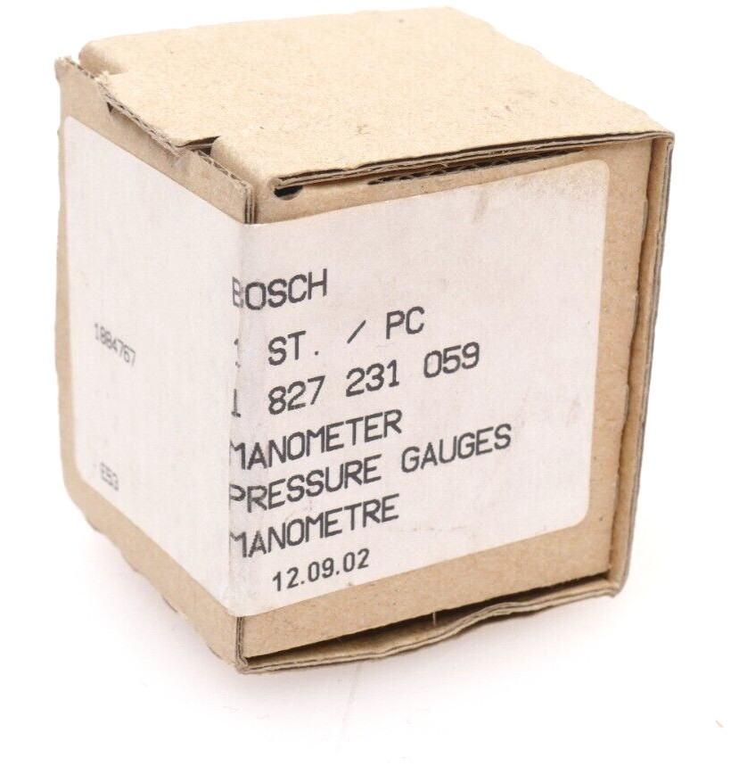 Bosch Pressure Gauge Pressure Gauges 1 827 231 059 | 1827231059