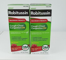 Robitussin Adult Cough Chest Congestion Dm Liquid 4 Oz By Robitussin