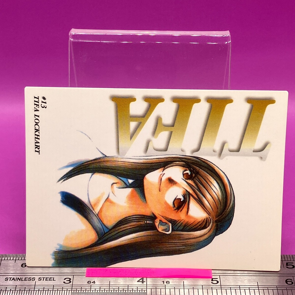 ファイナルファンタジーVII 　ティファ・ロックハート ホロカード カードダス Tifa Lockhart #13 Final Fantasy 7 FFVII Carddass Masters TCG 1997
