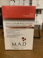 M.A.D SKINCARE Photo Guard SPF 50 Self-Adjusting Foundation Medium