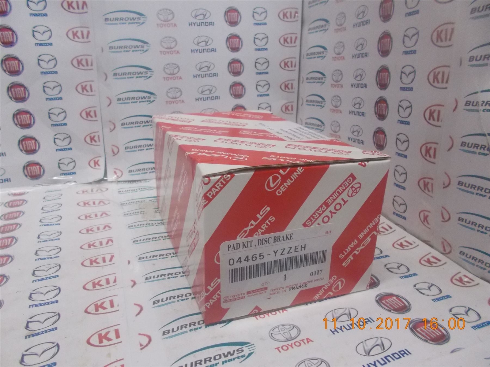 Genuine Toyota Avensis 08 On Front + Rear Brake Pads 04465YZZEH