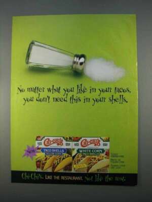 1996 Chi-Chi's Taco Shells Ad - You Don't Need This