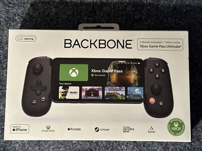 Backbone One BB02BXW Lightning Mobile Gaming Controller for iPhone Black 