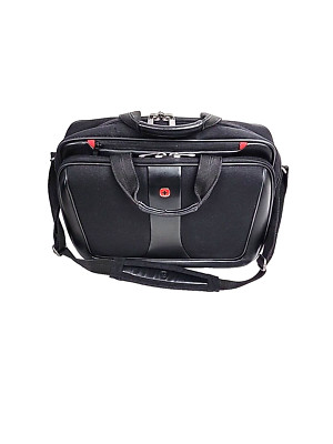 Wenger Briefcase Laptop shoulder Bag Black Up to 17''  Laptops Multi Compartment
