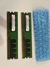 Hynix 1GB 1Rx8 PC2-6400U-666-12, 2 PIECES TOTAL 2GB