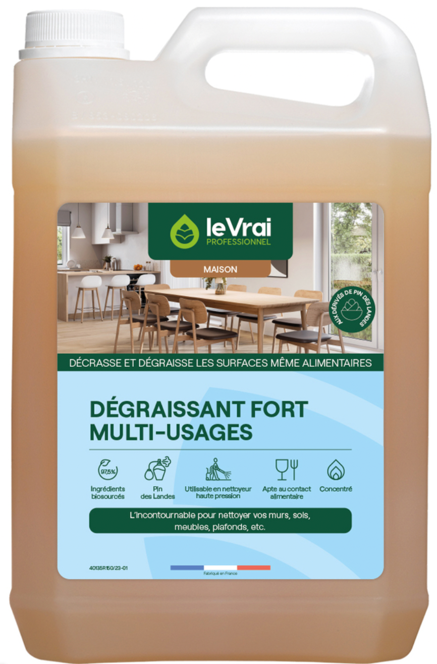 Sgrassatore Forte 5L Detergente Potente Pavimento Cemento Piastrelle le vrai