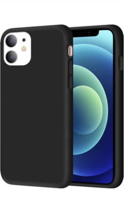 MONGKEYA iPhone 12/12 Pro Case, Slim Liquid Silicone, Shockproof