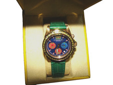Invicta Women's Speedway Quartz Chronograph Gems. Leather Strap Watch MSRP 770
