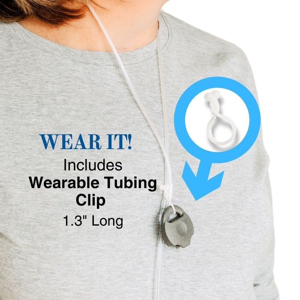 O2 Vent Support O2 Fresh Oxygen Supply Tubing Holder Nasal Cannula Cover For Oxygen ...