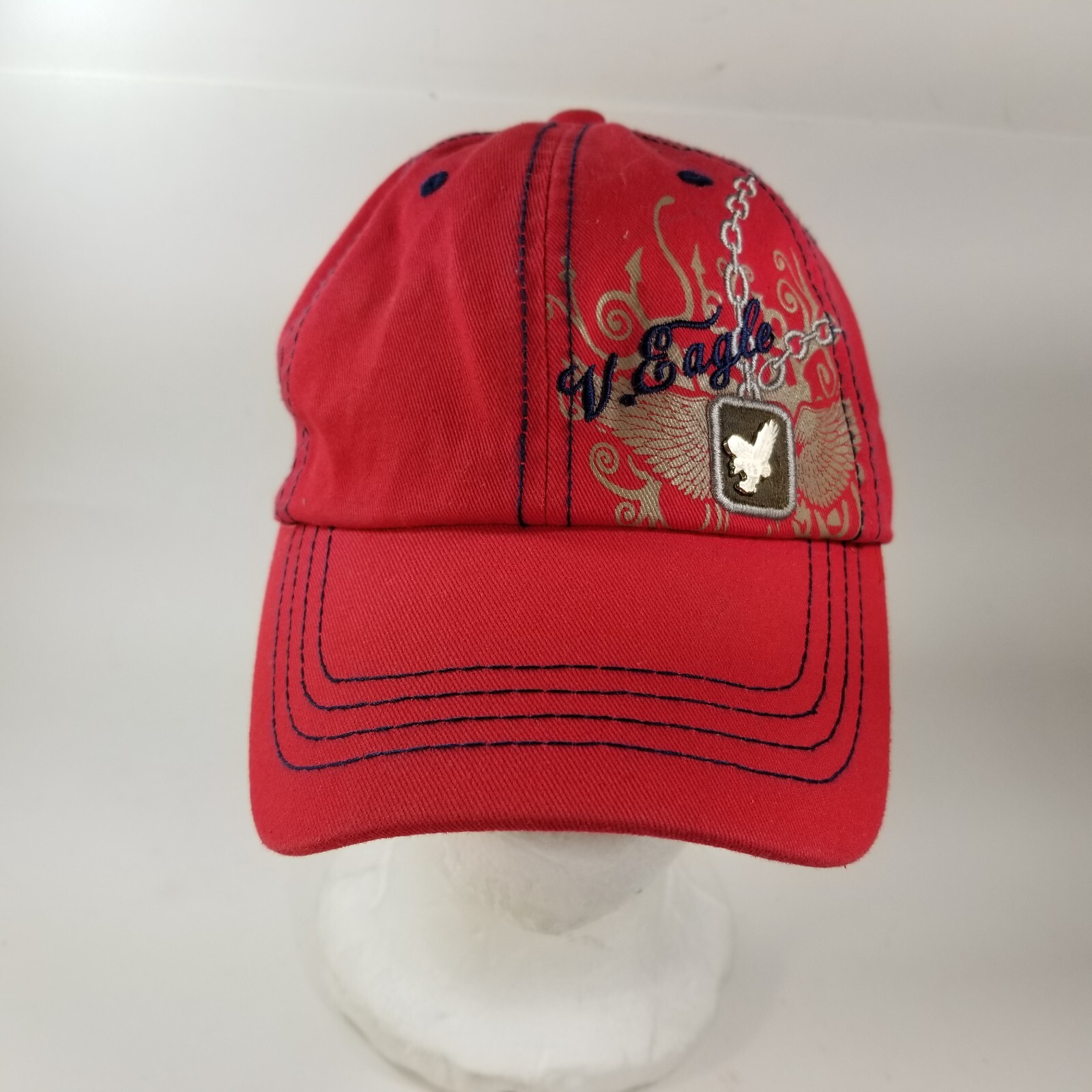 V Eagle Baseball Cap Hat Strapback Adjustable Fas… - image 1