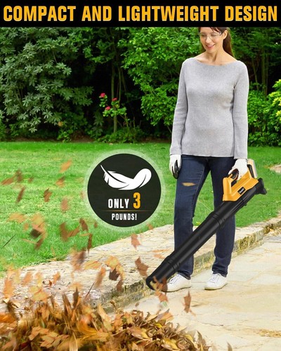 Cordless Weed Trimmer and Leaf Blower Combo Kit Compatible with Dewalt 20V Max B - Picture 4 of 8