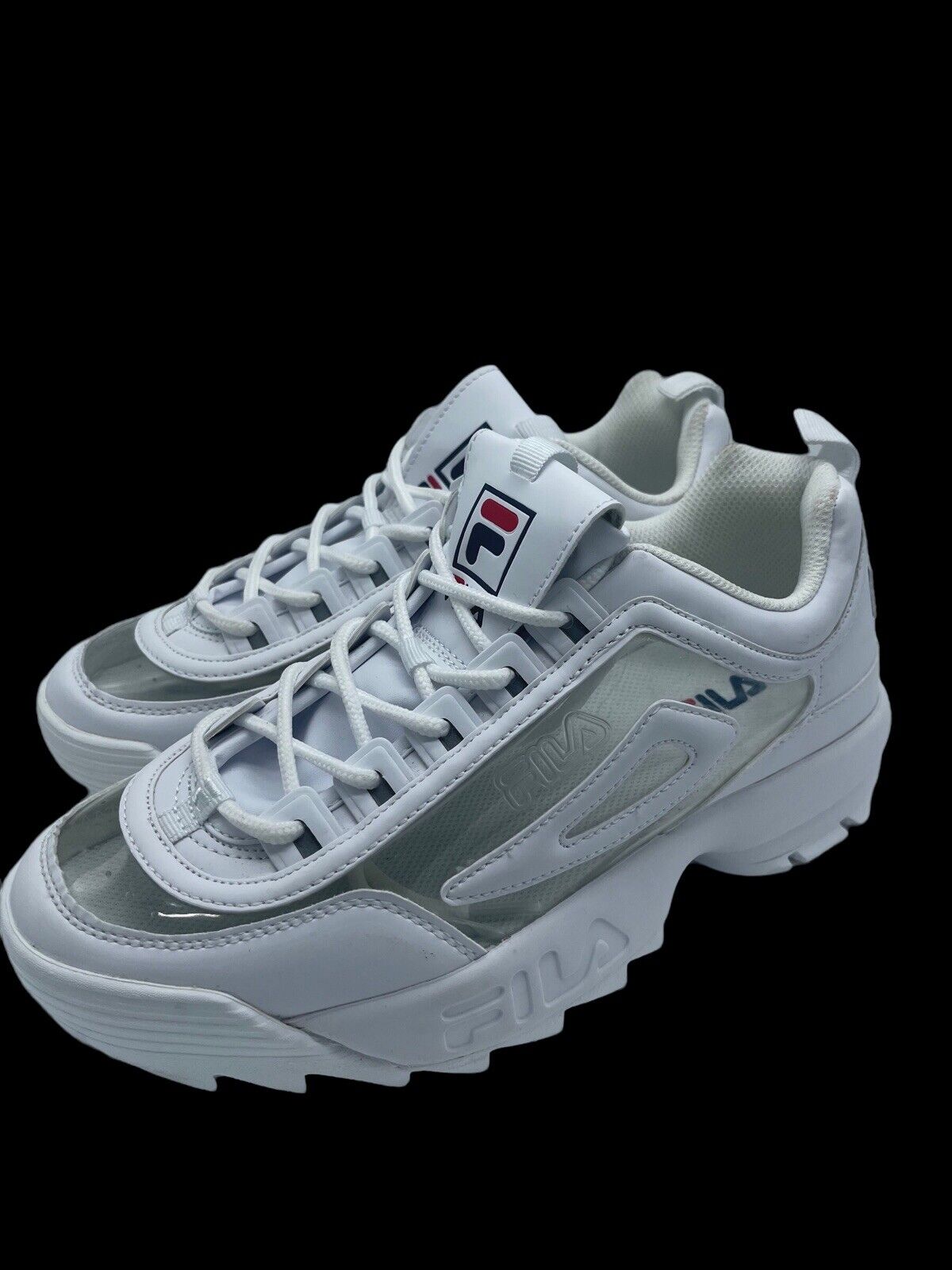 Association pension ligevægt FILA DISRUPTOR II PREMIUM CLEAR LEATHER WHITE WOMEN SNEAKERS So 9 FREE DELIVERY | eBay Association pension ligevægt FILA DISRUPTOR II PREMIUM CLEAR LEATHER WHITE WOMEN SNEAKERS So 9 FREE DELIVERY | eBay