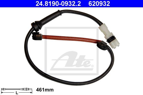 Témoin d'usure de plaquette de frein pour Porsche Boxster et Cayman 2.7 2.9