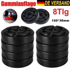 8 Stück Gummiauflage für Wagenheber Gummiklotz Gummiblock Gummiplatte Hebebühne