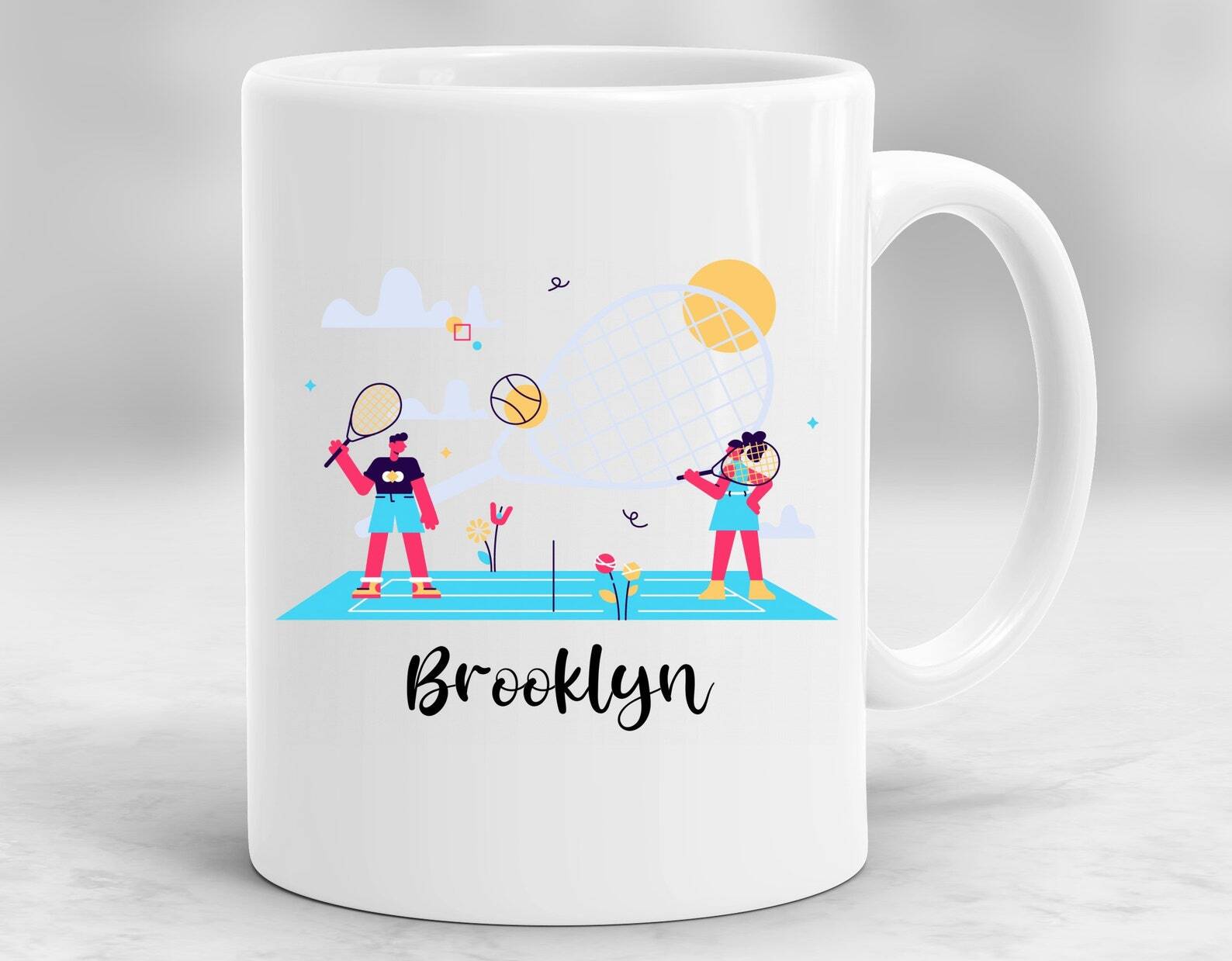 Personalized Tennis Coach Mug Tennis Coach Cup Tennis Coach Gift Tennis Coach