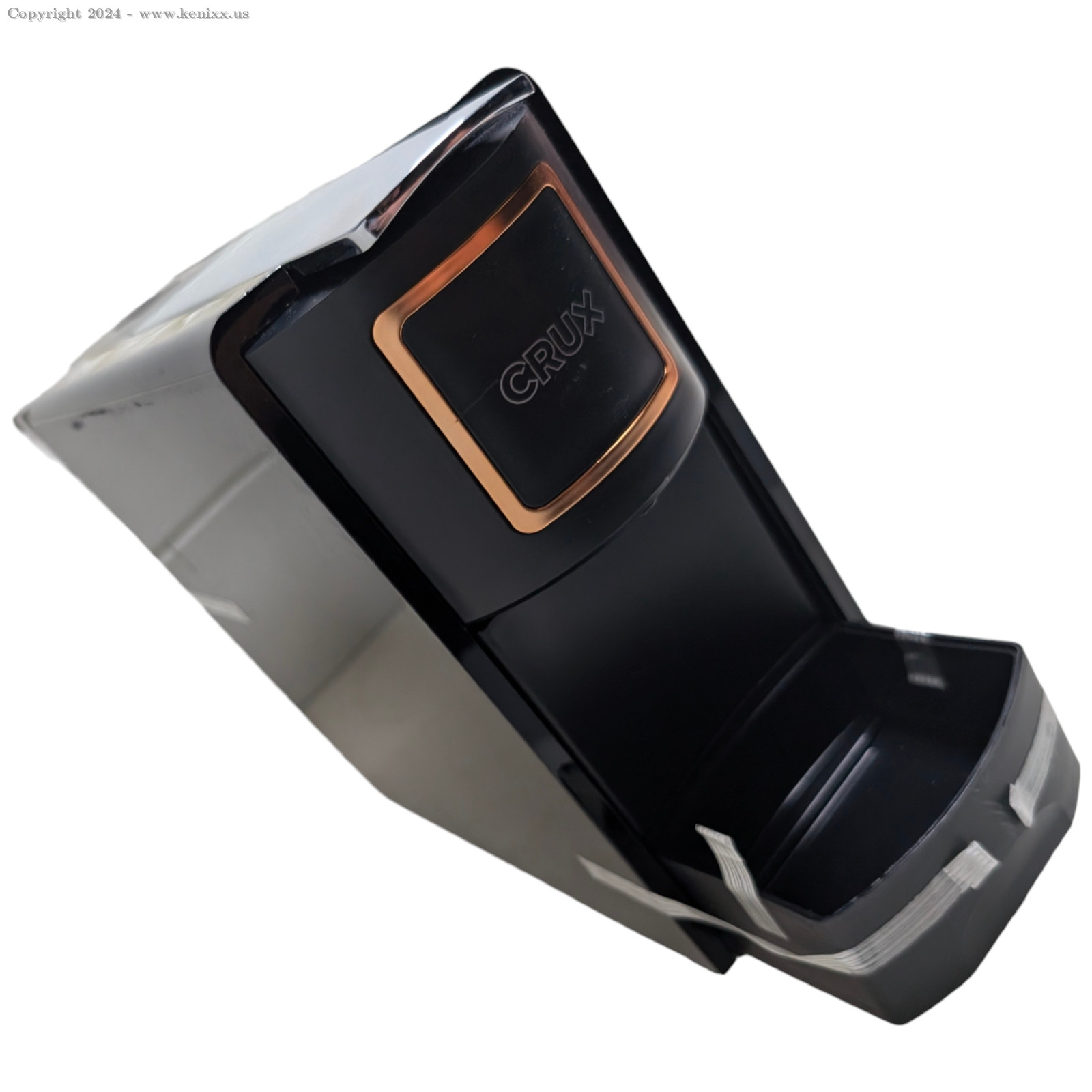 Crux Espresso Capsule Coffee Maker, Black & Copper New Capsule Compatible