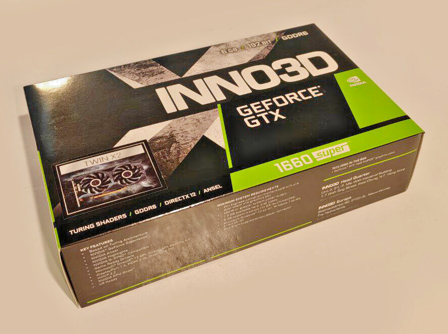 INNO3D GTX 1660 SUPER TWIN X2 6GB GDDR6 GPU ships from USA TX | eBay