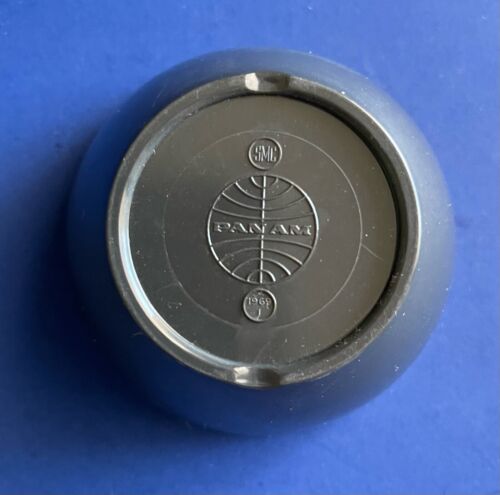 Tazón de fruta de plástico negro de Pan Am Airlines con interior blanco - logotipo del globo - Imagen 3 de 3