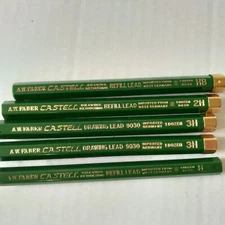 Lot of AW Faber Castell Drafting Drawing Refill Pencil Leads H 2H 3H HB in tubes
