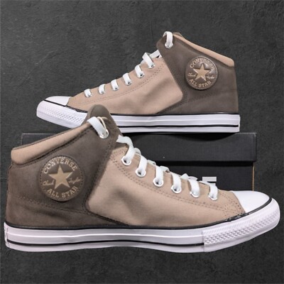 Converse CTAS High Street Mid Sneaker Men's 9.5 Women's 11.5 Cargo Truffle White