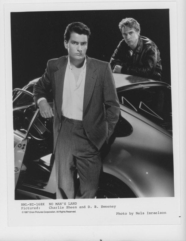 6 Movie Stills Blk & Wht 8x10  No Man s Land  Charlie Sheen 1987