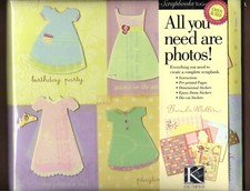 NEW K Company Scrapbook "DollHouse" 8x8 with embellishment kit Lot SBK5C