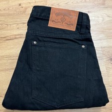 Hart n Dagger Jeans Mens 31x34 Black Slim Fit Denim Casual Preppy Made in USA