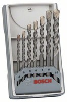 Bosch Betonbohrer CYL-3 Set, Silver Percus., 7-Teilig, 4, 5, 6, 6, 7, 8, 10 Mm