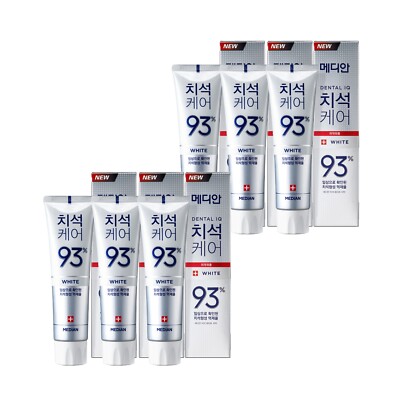 MEDIAN Dental IQ 93% Toothpaste 120g x6EA Whitening Dental Amore Brand KOREA
