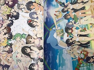 Senran Kagura Peach Beach Splash Official Illustrations Art