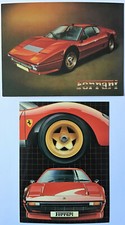 Ferrari 512BB & 308GTB/512GT Postcards Illustrations by Peter Kelly Keith Harmer