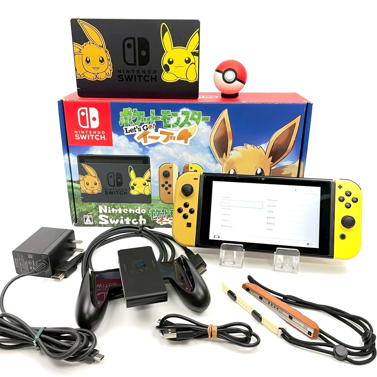 Nintendo Switch HAC-001 Console Let's Go! Eevee Edition B Rank