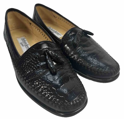 BELVEDERE FLORENCE MENS LOAFERS ITALIAN, GENUINE OSTRICH LEG  display picture 2