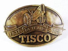 1937-2001 64 Years TISCO Belt Buckle By SPEC CAST 71916