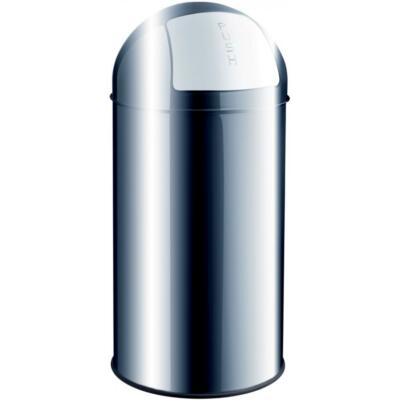 helit Abfalleimer mit Push-Einwurfklappe, 50 Liter