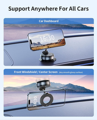 UltraGrip Vacuum Magnetic Phone Mount   360° Adjustable, Foldable & Portable for