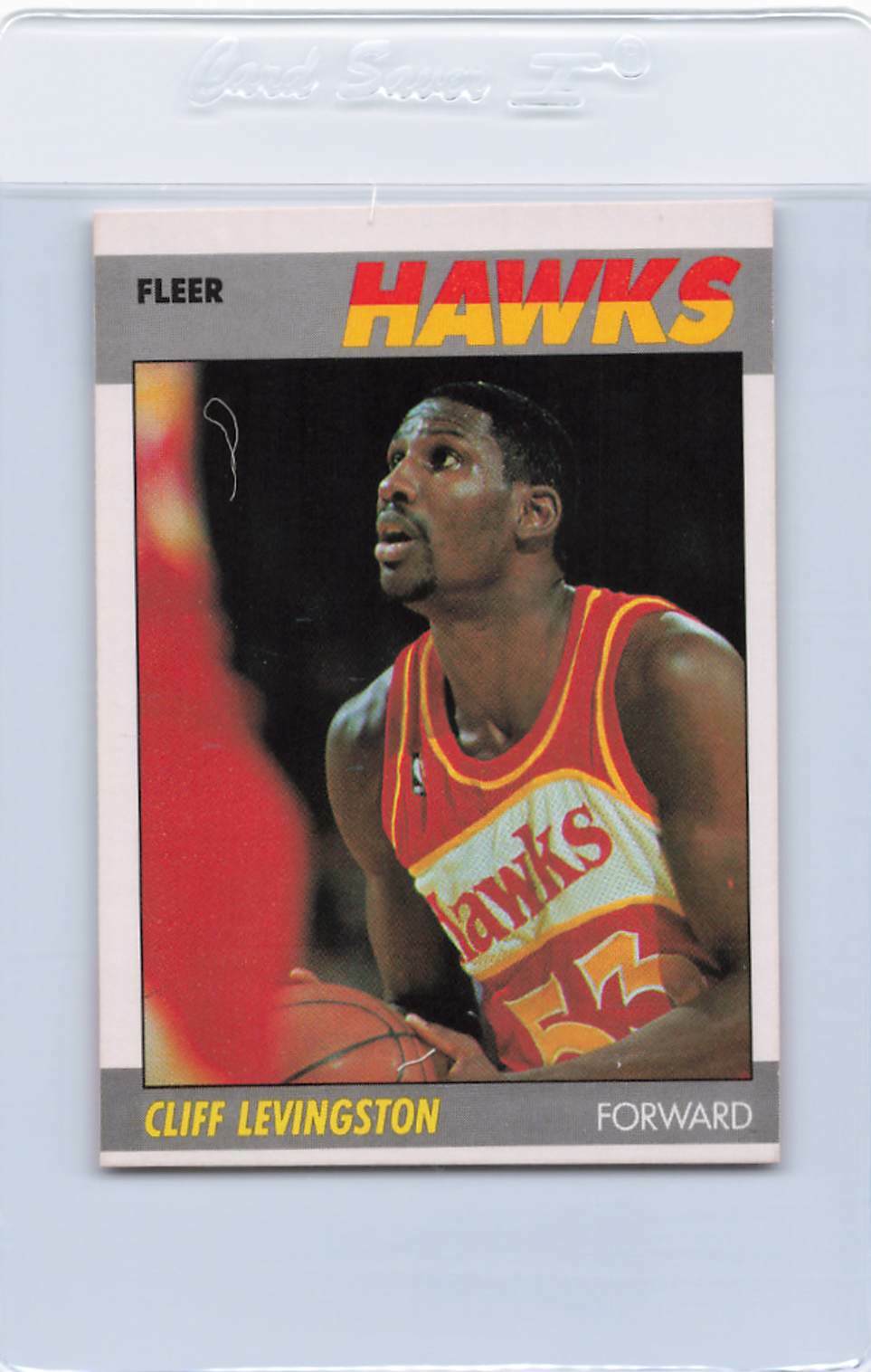 1987/88 Fleer #63 Cliff Levingston Hawks NM *1557