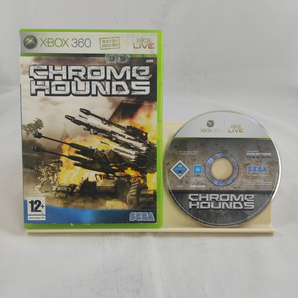 CHROMEHOUNDS Xbox 360 Case and Disc game