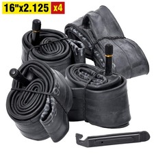 Image of 4 x 16" Inch x 1.75 - 2.125 Bike Cycle Tyre Inner Tubes Bicycle Schrader Valve