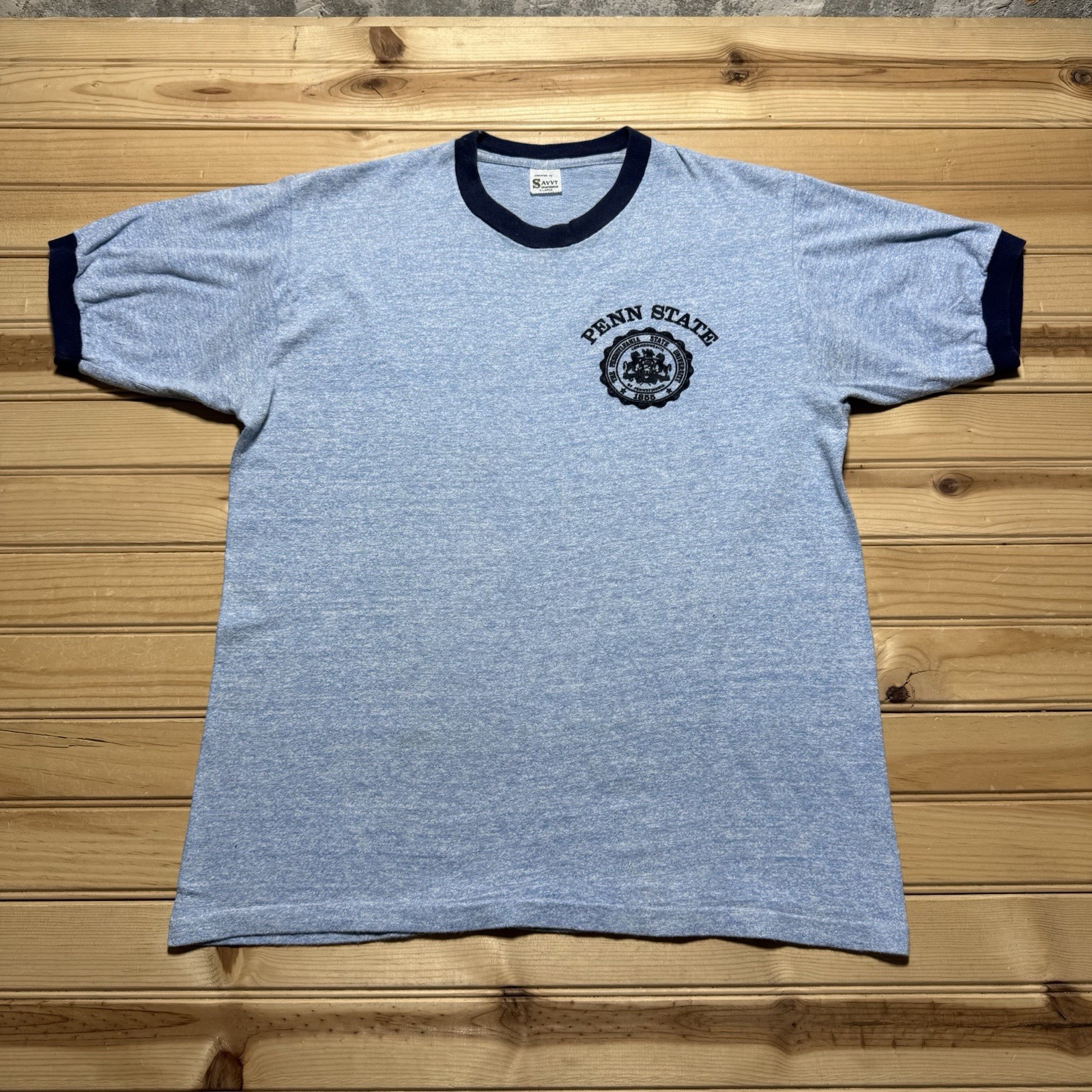 Vintage 70s 80s Penn State Nittany Lions Sportswear Ringer Tee XL