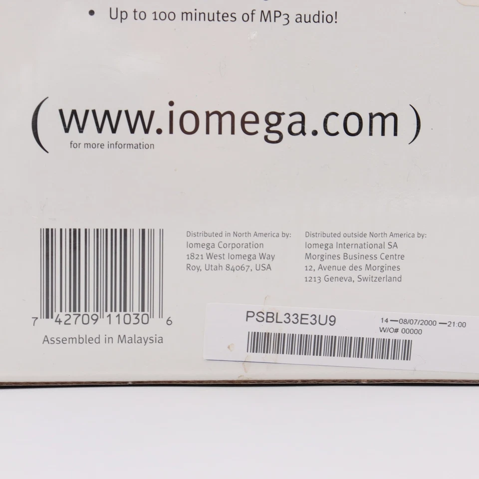 Iomega Zip 100 Portable USB Drive PC or Mac Compatible New in Box Factory Sealed - Image 4 of 4