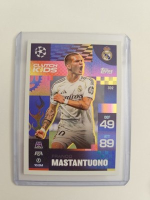 Match Attax Extra 25/26 Franco Mastantuono Clutch Kids 302 Real Madrid 2025/2026