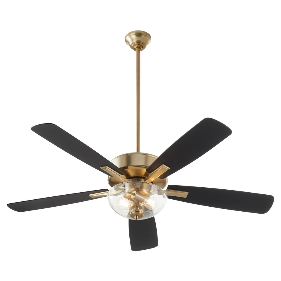 Aged Brass 52"Ceiling Fan from the Ovation Collection - Image 2 of 2