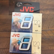 JVC P-6120JDU2 8MM Video Tape 2-Pk  Discontinued by Manufacturer Sealed