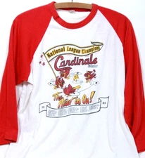 Vintage St. Louis Cardinals  T-shirt 1985 NL Champions Vintage XL - Screen Stars